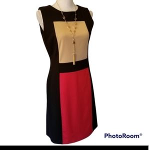 Calvin Klein Color Block Size 8 dress
